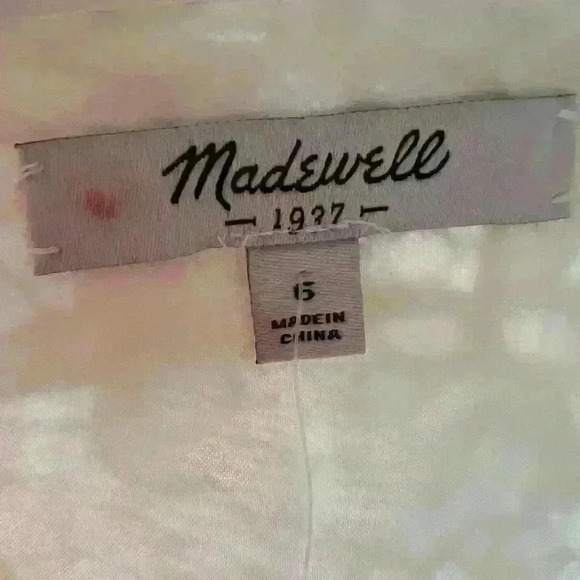 Madewell White Eyelet Mini Skirt- Size 6- NWT - Picture 3 of 5